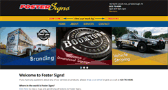 Desktop Screenshot of fostersigns.com