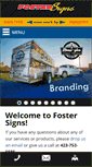 Mobile Screenshot of fostersigns.com